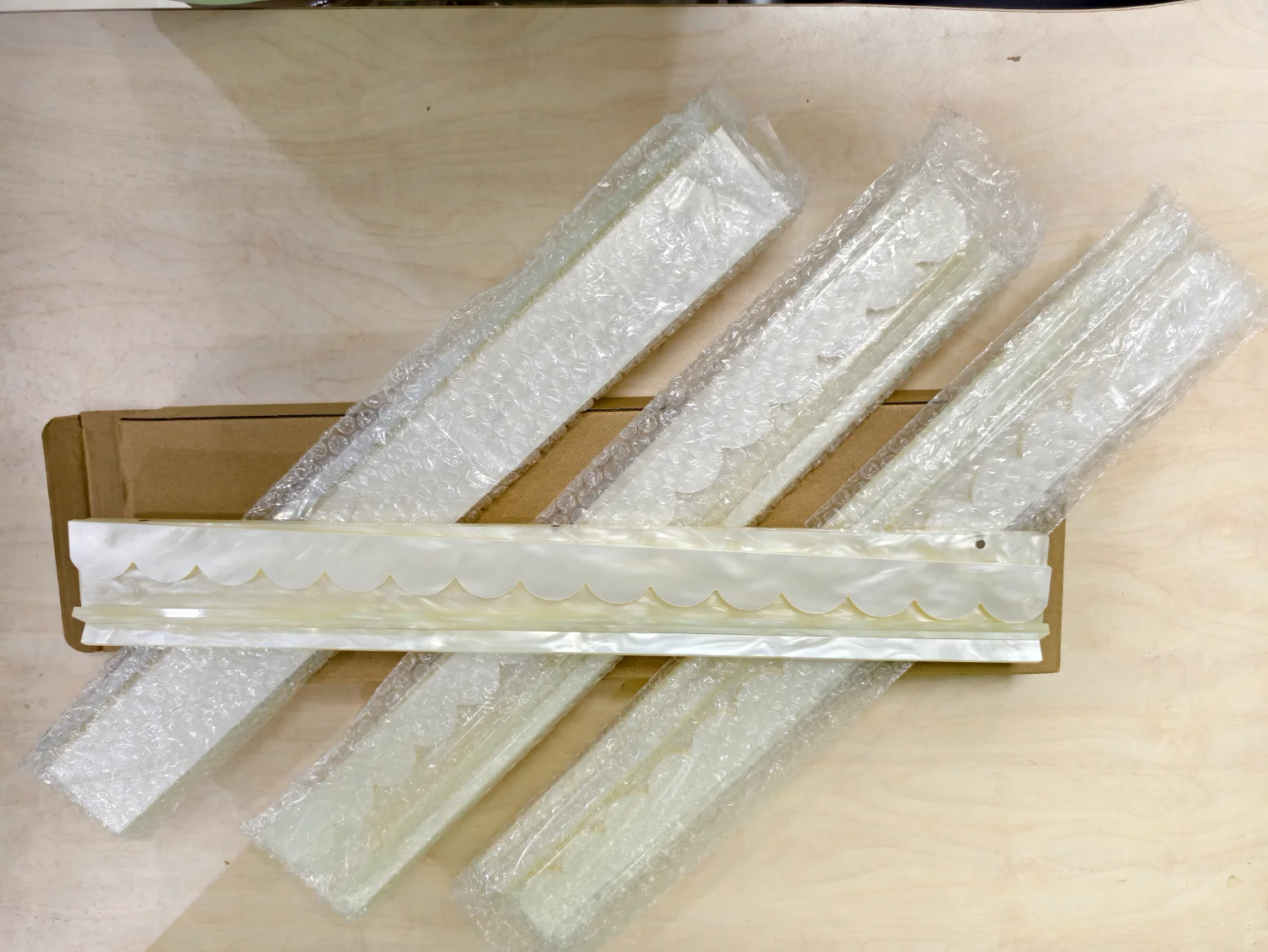 20-Inch Seashell Acrylic Wave Tile Push Racks & Magnetic Pusher for American Style Mahjong Table Games Casual Entertainment - Image 16