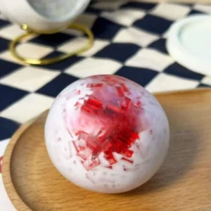 Squeezing Toy, Crushed Ice Squishy Ball, Slow Rebound Moldable Stress Relief Squeezing Toy, Squeaky Fidget Ball
