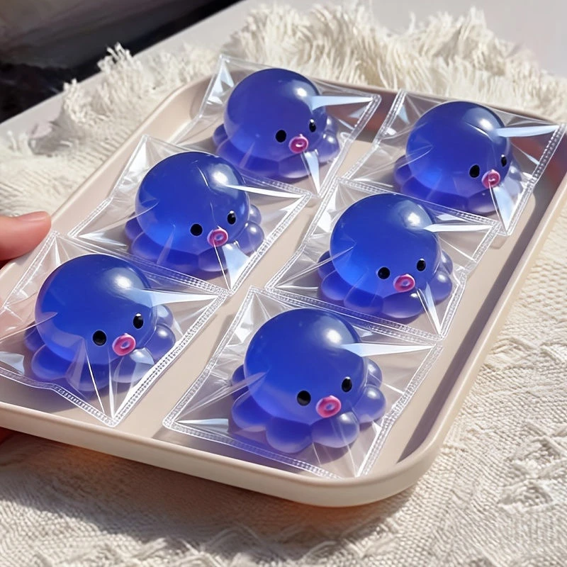 Bouncy Fun DIY Bubble Octopus Squishy Toy, Slow-Rising Bubble Squishy with Mud-Like Texture, Excellent Hand Feel, Perfect Gift - Image 3