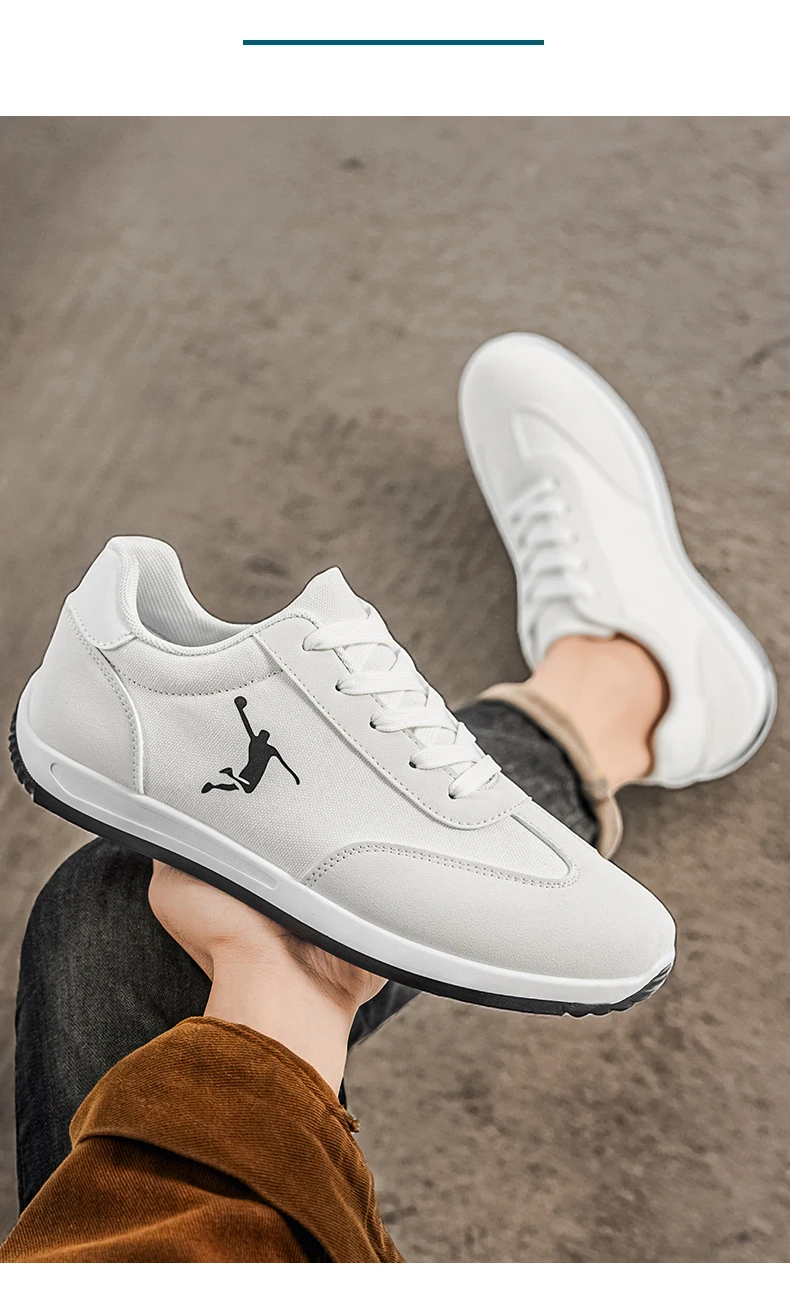 Men's Shoes, Spring and Autumn Trendy Shoes, New Cross-Border Models, White, Black, Red Sports Shoes, Soft-Soled, Breathable, Men's Low-Top Versatile Casual Shoes - Image 18