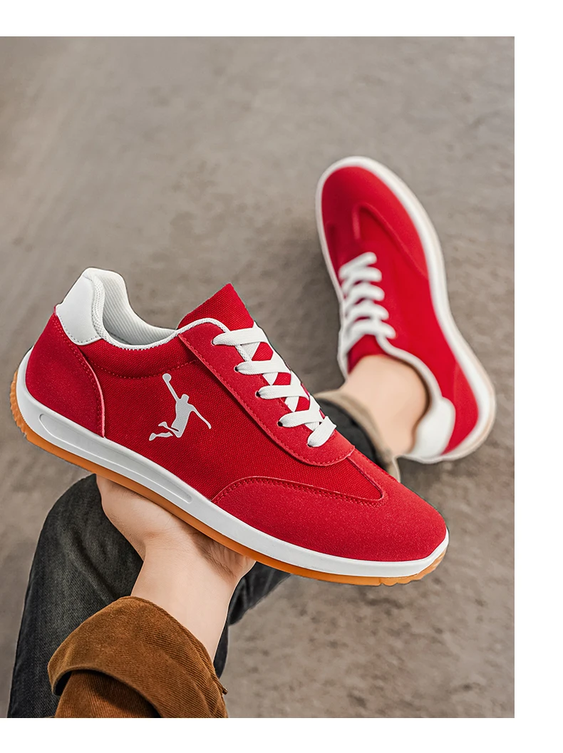 Men's Shoes, Spring and Autumn Trendy Shoes, New Cross-Border Models, White, Black, Red Sports Shoes, Soft-Soled, Breathable, Men's Low-Top Versatile Casual Shoes - Image 22