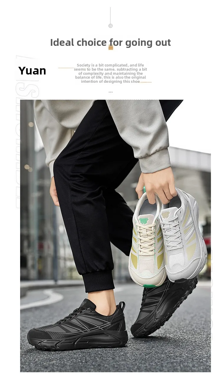 Men's Wide Foot 4E Size Sports Shoes Breathable Comfortable Casual Fall Season round Toe Large Head Extra Wide Footwear - Image 10