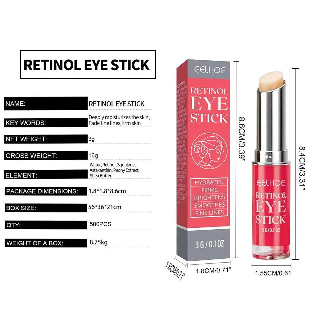 Retinol Eye Cream Lightening Dark Circles Firming Skin Instant Eye Repair Serum Stick for women Women Eyes Care - Image 25