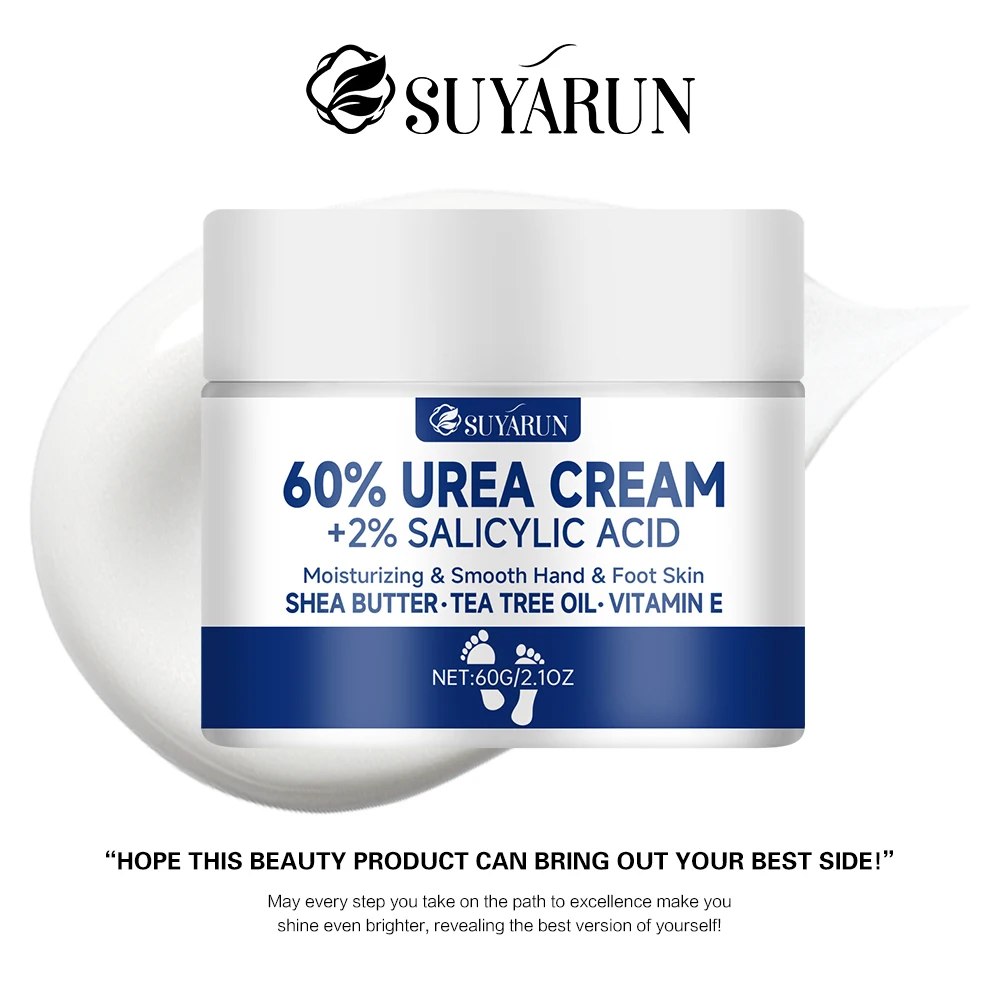 SUYARUN 60% Urea Foot Cream for Cracked Heels & Dry Skin - Intensive Moisturizing Treatment, Callus Remover, Diabetic Foot Care. - Image 10
