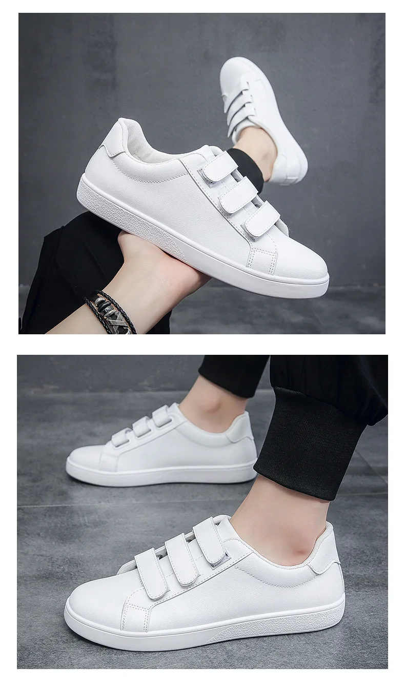 New autumn white shoes Fashion non slip board shoes Outdoor skateboarding loafers comfortable Shoe Flat Male Sneakers Tenis Para - Image 12