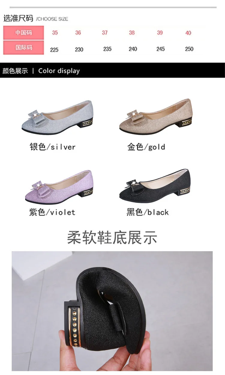 Women Flats Bowknot Single Shoes Female 2024 Spring Autumn Loafers New Fashion Sweet Flat Soft Casual Shoes Zapatos De Mujer - Image 9