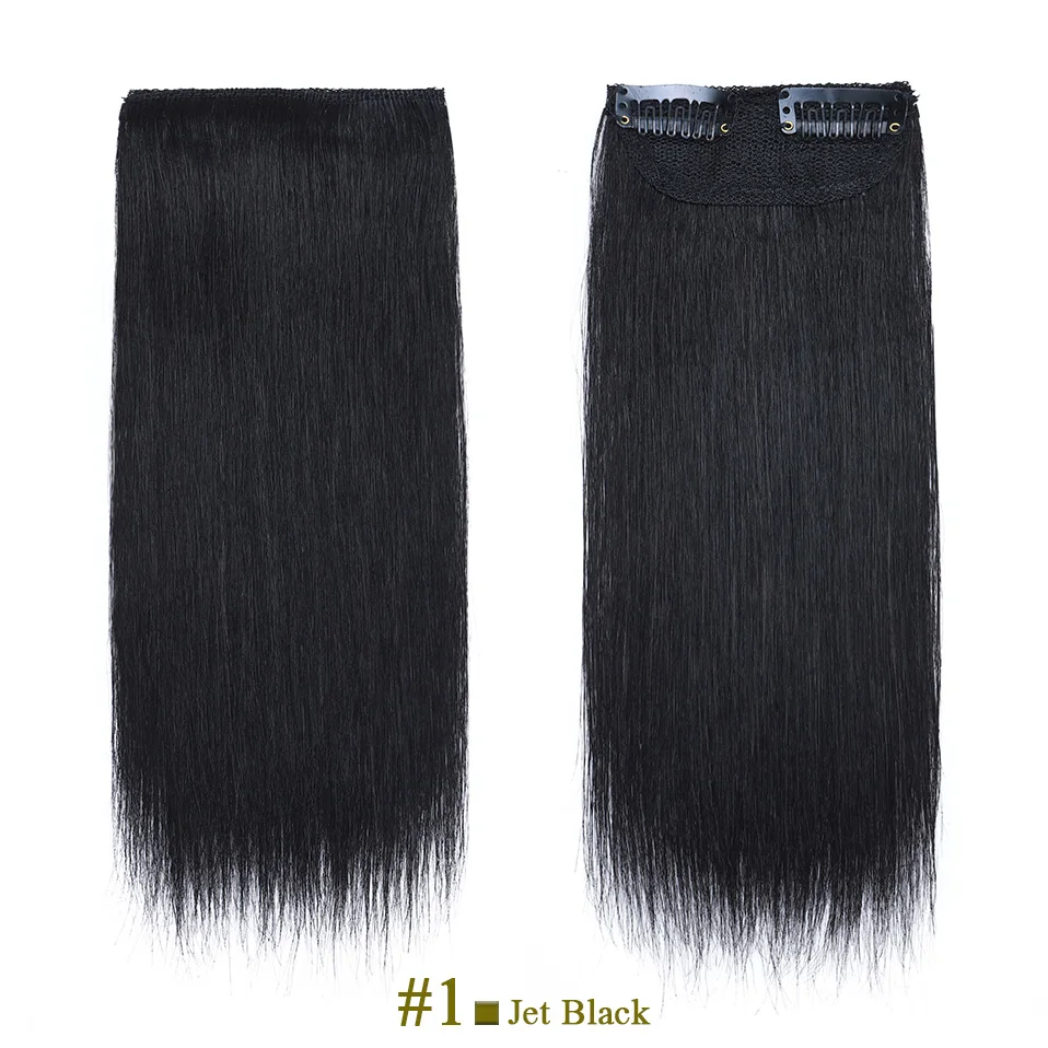 S-noilte 1pc Straight Clip in Hair Extensions Human Hair Side Head 8inch 12inch Black Brown Women Fake Hairpiece Platinum Blonde - Image 10