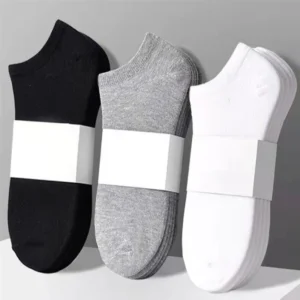 3/5/10PC Unisex Casual Plain Color Boat Socks Thin Breathable Comfy Anti Odor Sweat-absorbing Low Cut Ankle Socks For Men Women