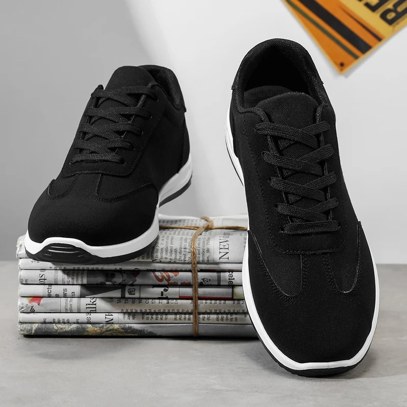 Men's Shoes, Spring and Autumn Trendy Shoes, New Cross-Border Models, White, Black, Red Sports Shoes, Soft-Soled, Breathable, Men's Low-Top Versatile Casual Shoes - Image 9