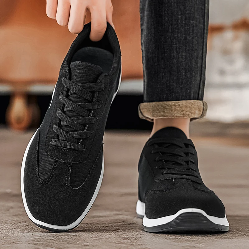 Men's Shoes, Spring and Autumn Trendy Shoes, New Cross-Border Models, White, Black, Red Sports Shoes, Soft-Soled, Breathable, Men's Low-Top Versatile Casual Shoes - Image 6