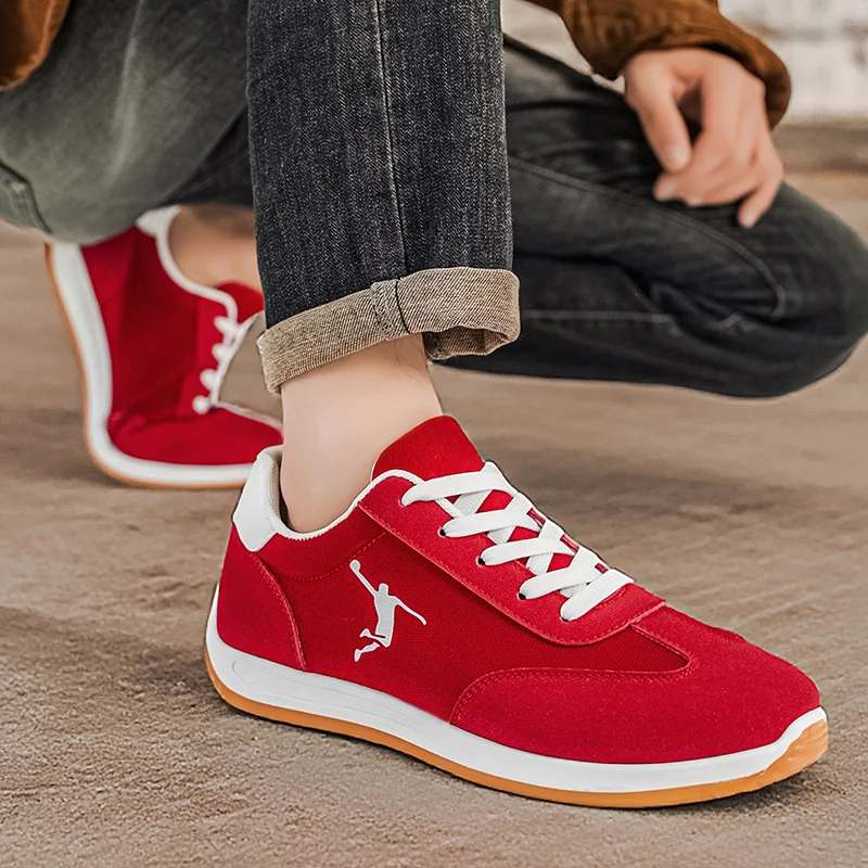 Men's Shoes, Spring and Autumn Trendy Shoes, New Cross-Border Models, White, Black, Red Sports Shoes, Soft-Soled, Breathable, Men's Low-Top Versatile Casual Shoes - Image 5