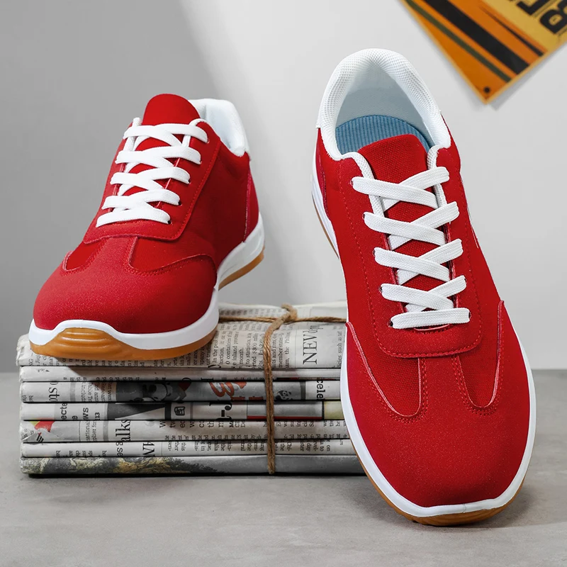 Men's Shoes, Spring and Autumn Trendy Shoes, New Cross-Border Models, White, Black, Red Sports Shoes, Soft-Soled, Breathable, Men's Low-Top Versatile Casual Shoes - Image 7