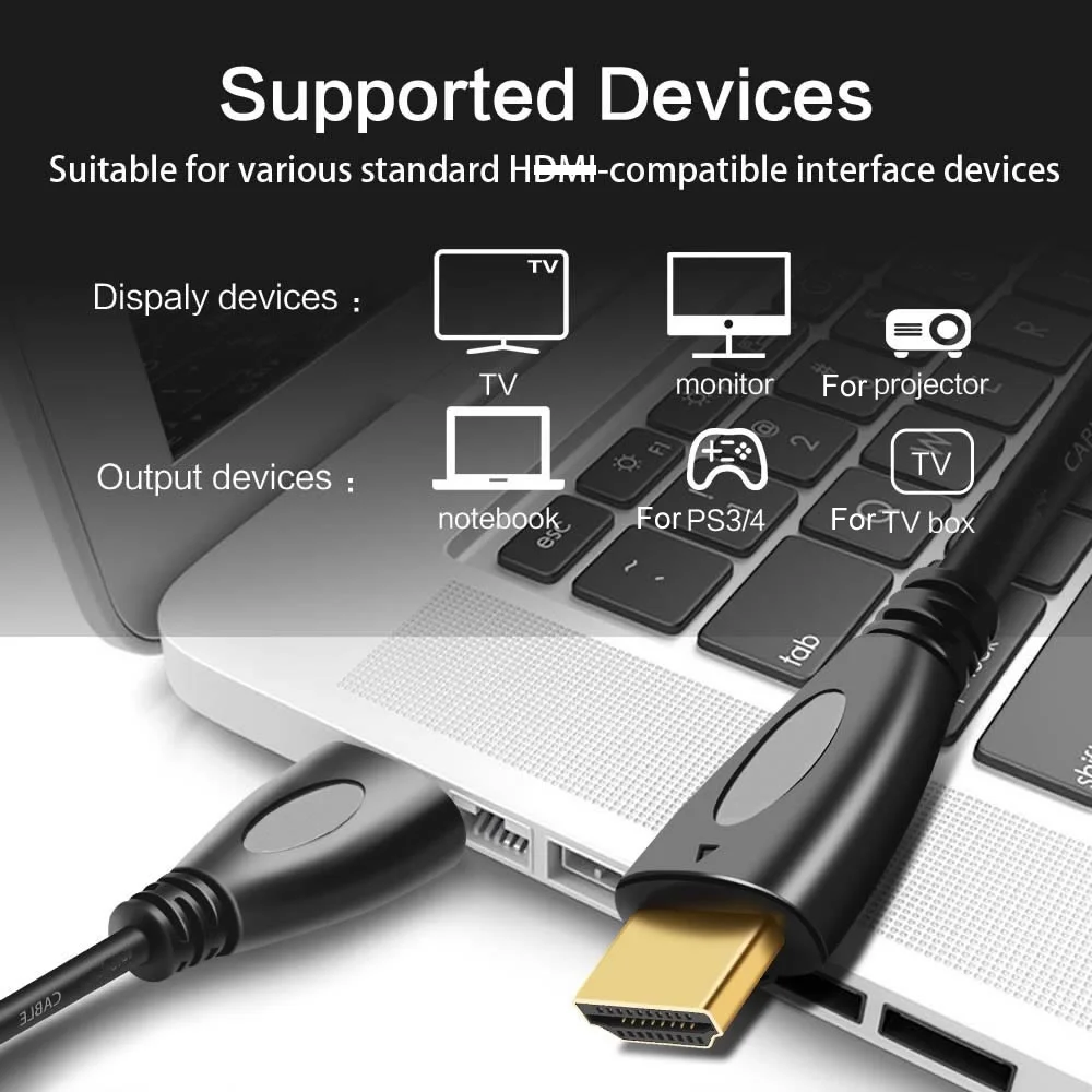 HDMI Cable HDMI to HDMI Cable for Switch PS4 Television TVBox Xbox 360 HD TV Computer Laptop 1.8m 10m Cable HDMI Video Audio - Image 3