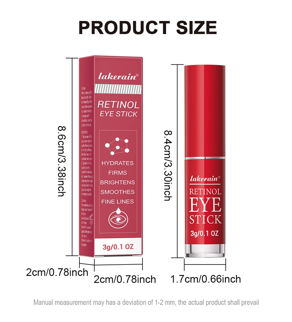Retinol Eye Cream Lightening Dark Circles Firming Skin Instant Eye Repair Serum Stick for women Women Eyes Care - Image 14