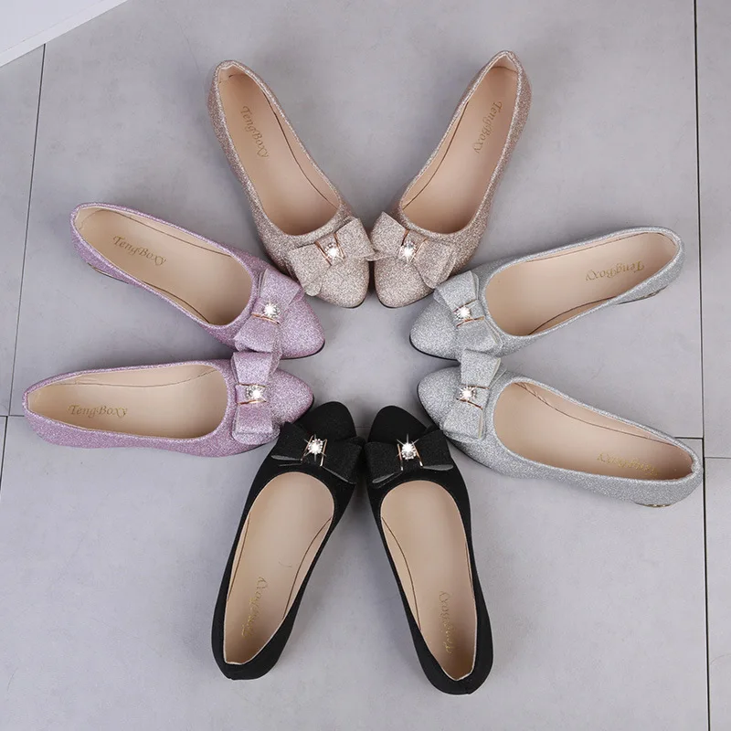 Women Flats Bowknot Single Shoes Female 2024 Spring Autumn Loafers New Fashion Sweet Flat Soft Casual Shoes Zapatos De Mujer - Image 3