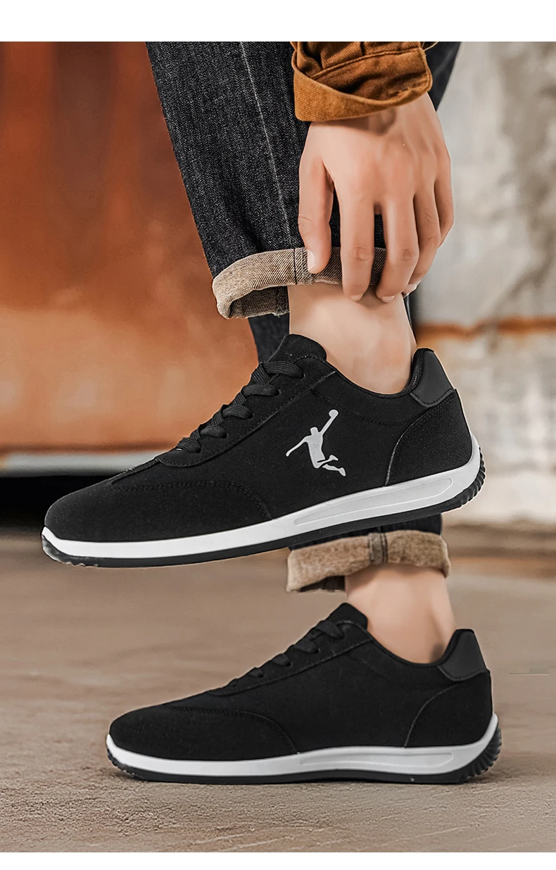 Men's Shoes, Spring and Autumn Trendy Shoes, New Cross-Border Models, White, Black, Red Sports Shoes, Soft-Soled, Breathable, Men's Low-Top Versatile Casual Shoes - Image 24