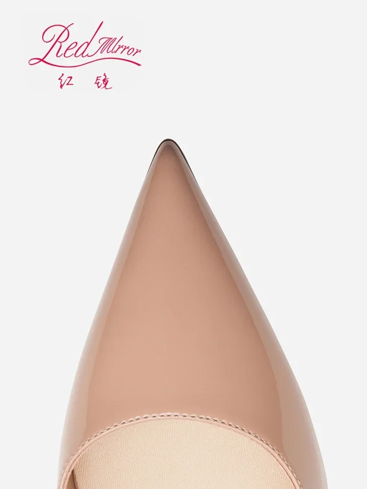 2026 New Pointed Naked High Heels for Women, Fine Heels, Lacquered Leather Headbands, Air Quality Ladies Sandals 33-46 - Image 17