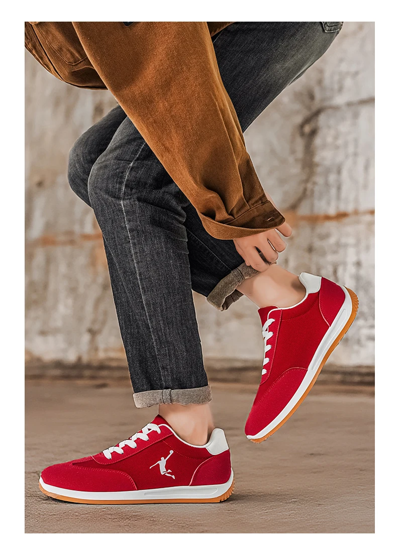 Men's Shoes, Spring and Autumn Trendy Shoes, New Cross-Border Models, White, Black, Red Sports Shoes, Soft-Soled, Breathable, Men's Low-Top Versatile Casual Shoes - Image 21