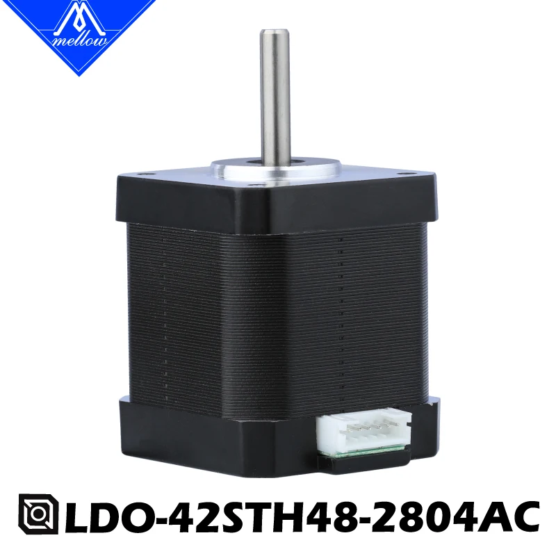 Mellow 3D Printer Accessories LDO Super Motor Nema 17 Stepper 42STH48 2804AC-R 48MM For 3D Printer Parts Voron VzBoT Ender 5