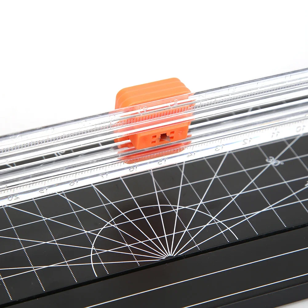 Office A4 A5 Guillotine Paper Cutter with Automatic Security Safe Guard for Coupon Craft Paper Lightweight Cutting Mat Machine - Image 5