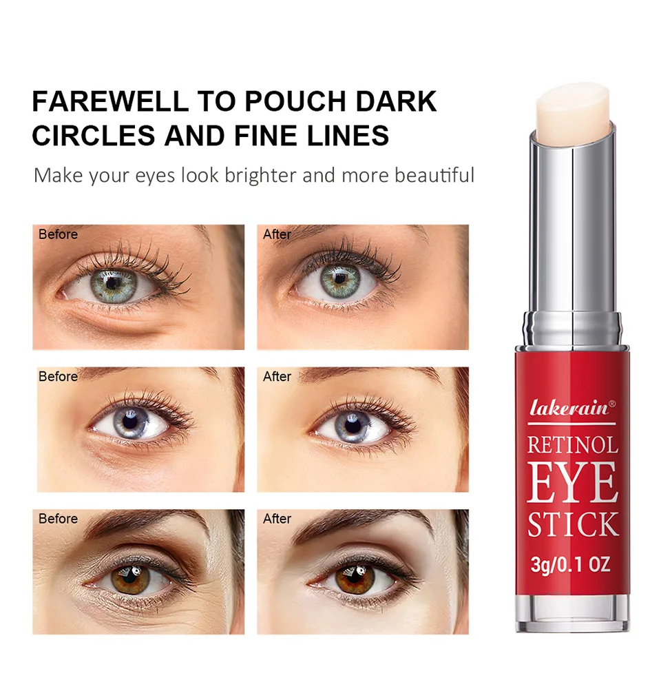 Retinol Eye Cream Lightening Dark Circles Firming Skin Instant Eye Repair Serum Stick for women Women Eyes Care - Image 9