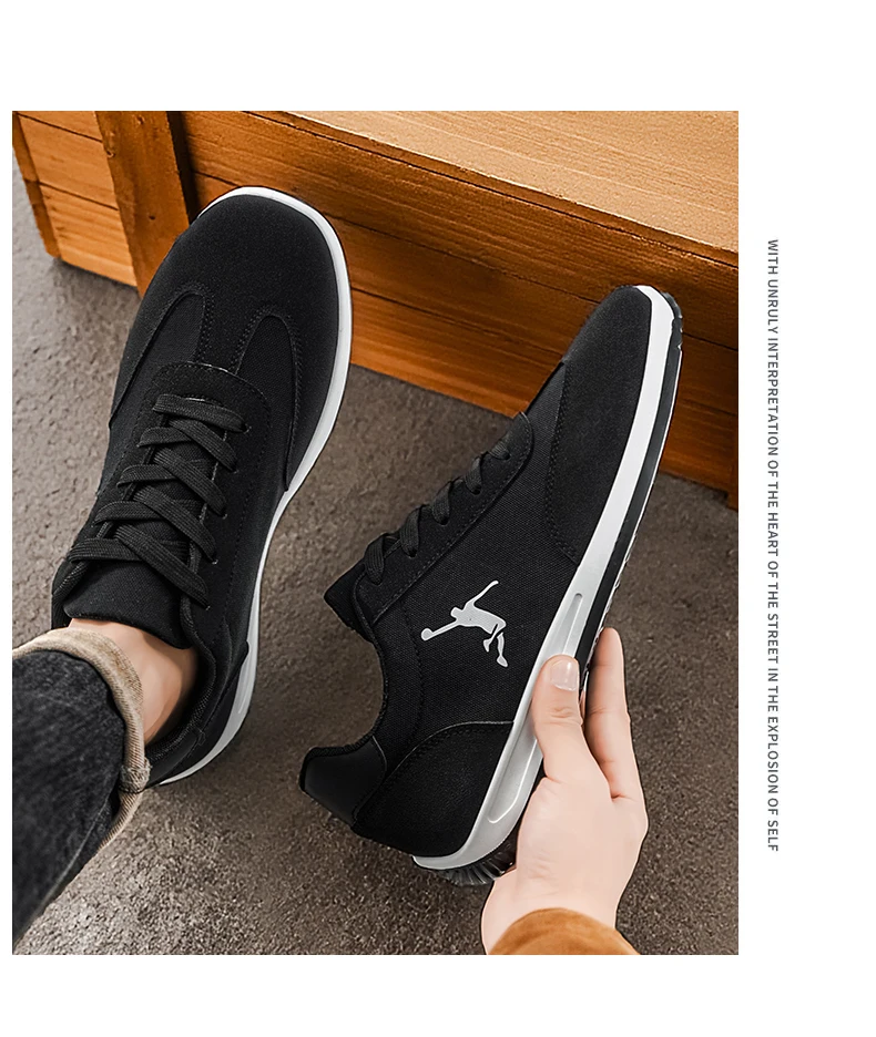 Men's Shoes, Spring and Autumn Trendy Shoes, New Cross-Border Models, White, Black, Red Sports Shoes, Soft-Soled, Breathable, Men's Low-Top Versatile Casual Shoes - Image 25