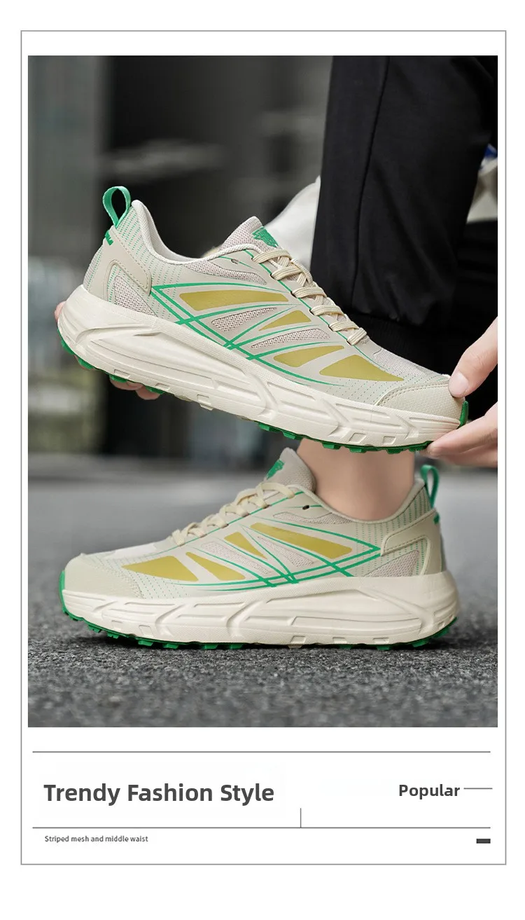 Men's Wide Foot 4E Size Sports Shoes Breathable Comfortable Casual Fall Season round Toe Large Head Extra Wide Footwear - Image 9