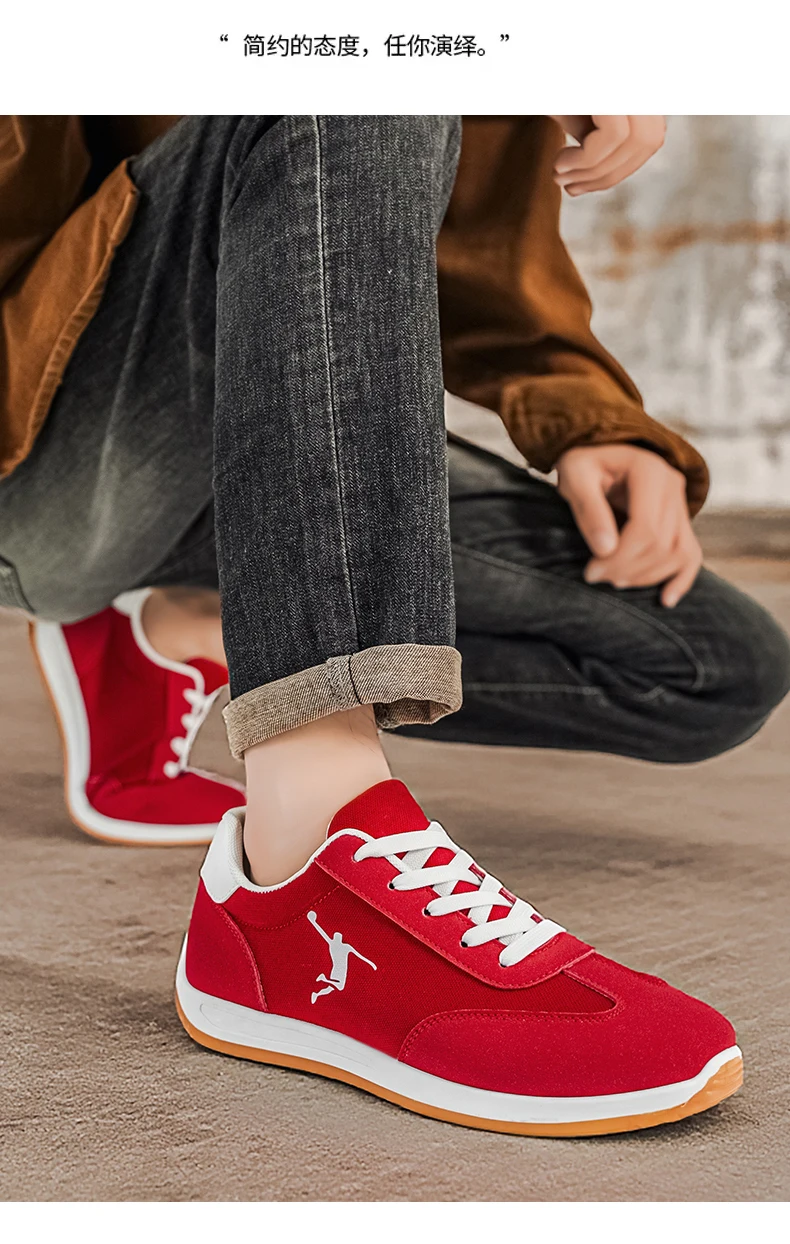 Men's Shoes, Spring and Autumn Trendy Shoes, New Cross-Border Models, White, Black, Red Sports Shoes, Soft-Soled, Breathable, Men's Low-Top Versatile Casual Shoes - Image 20
