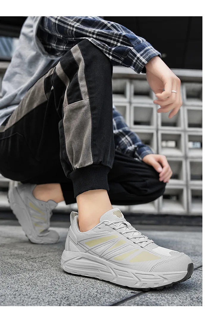 Men's Wide Foot 4E Size Sports Shoes Breathable Comfortable Casual Fall Season round Toe Large Head Extra Wide Footwear - Image 25