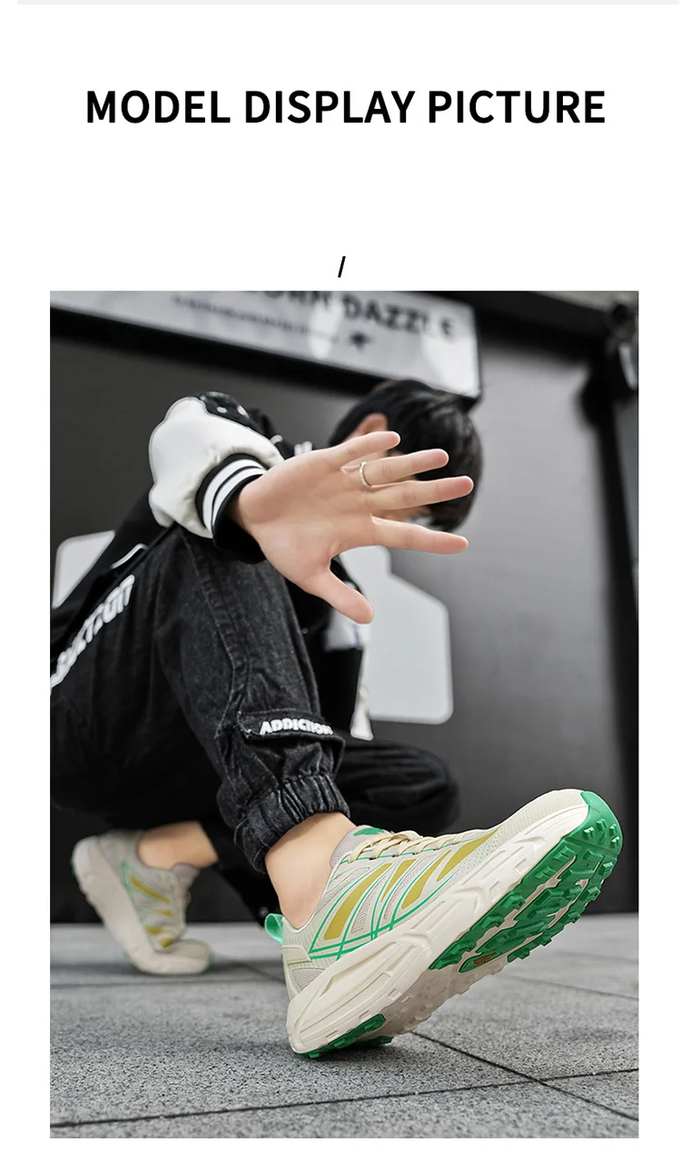 Men's Wide Foot 4E Size Sports Shoes Breathable Comfortable Casual Fall Season round Toe Large Head Extra Wide Footwear - Image 20