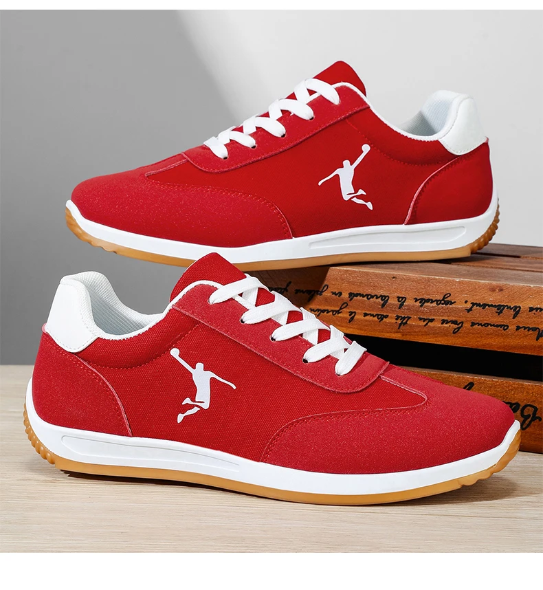 Men's Shoes, Spring and Autumn Trendy Shoes, New Cross-Border Models, White, Black, Red Sports Shoes, Soft-Soled, Breathable, Men's Low-Top Versatile Casual Shoes - Image 27