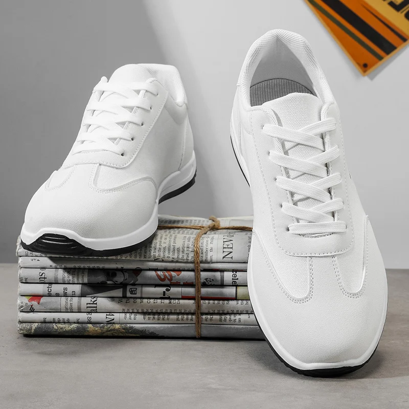 Men's Shoes, Spring and Autumn Trendy Shoes, New Cross-Border Models, White, Black, Red Sports Shoes, Soft-Soled, Breathable, Men's Low-Top Versatile Casual Shoes - Image 8
