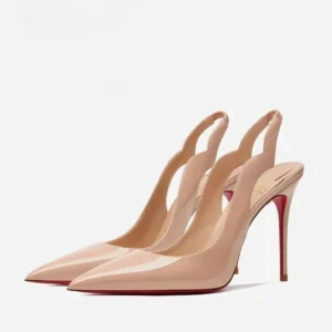 2026 New Pointed Naked High Heels for Women, Fine Heels, Lacquered Leather Headbands, Air Quality Ladies Sandals 33-46